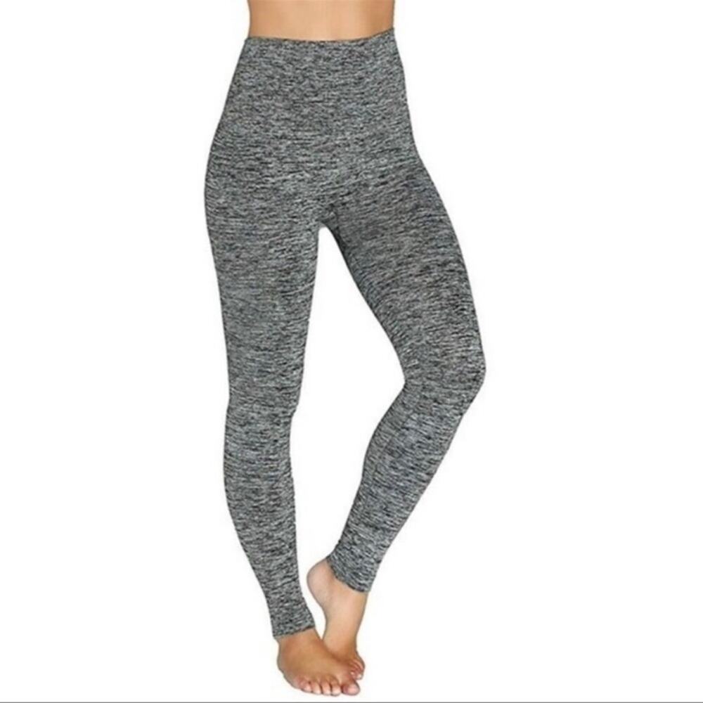 Spanx Assets Red Hot Label Gray Space Dye Leggings Sz.S